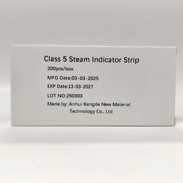 Sterilization Monitoring System Class 5/Type 5 Chemical Steam Indicator Strip - Image 5