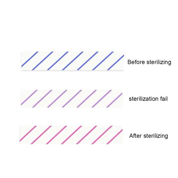 Sterilization Monitoring System Chemical Plasma Indicator Tape - Gambar 4