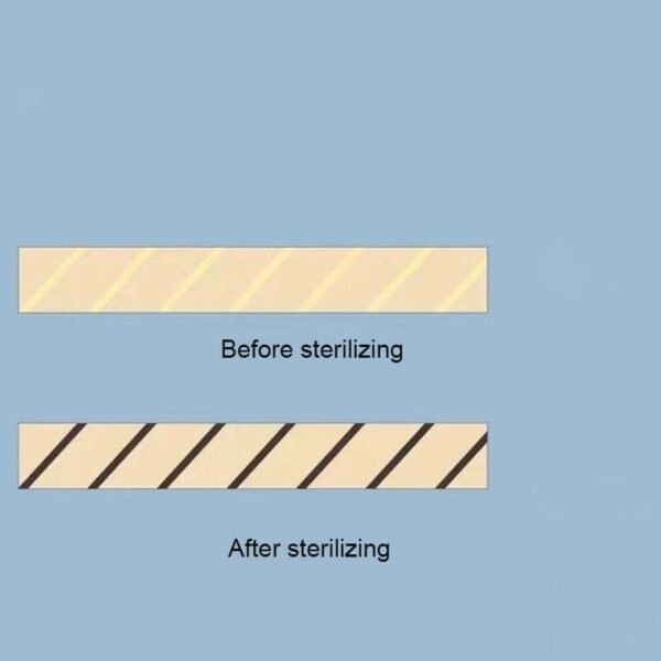 Sterilization Monitoring System Chemical Steam Indicator Tape - Gambar 5